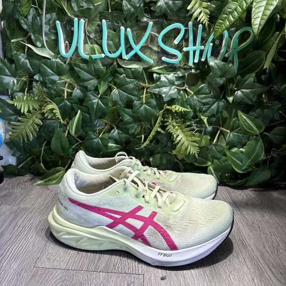 Asics Womens Dynablast 3 1012B289 Neon Pink  Running Shoes Sneakers Size 10 - Picture 1 of 11